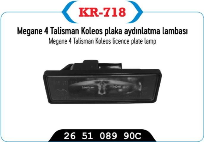 PLAKA LAMBASI MEGANE 4 TALISMAN KALEOS