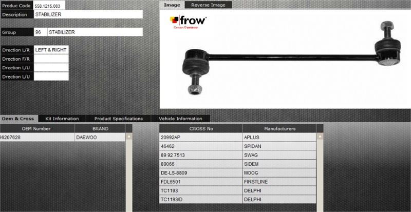 Z ROT (STABILIZER) (ON SAG SOL) DAEWOO LEGANZA 2.0 26V